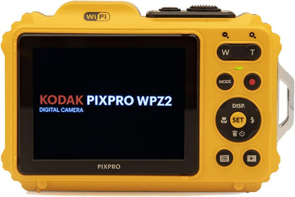 Kodak Cámara Digital Resistente PIXPRO WPZ2 (Amarillo / Paquete de 7 Artículos)