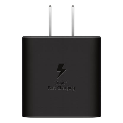 SAMSUNG 45W Wall Charger Power Adapter with Cable Included, Super Fast Charging for Galaxy Phones, Tablets and USB Type C Devices, Low Standby Power Consumption, EP-T4511XBEGUS, Black