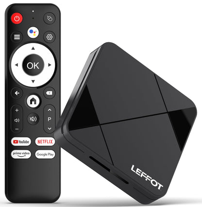 LEFFOT Dispositivo de Streaming TV Box Android 14.0 (16GB ROM / 2GB RAM)