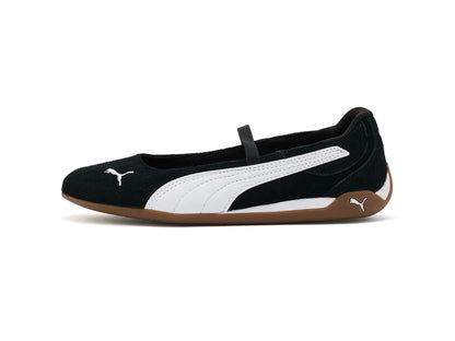 PUMA Women's Replicatch Ballet Shoes, Black- White-Gum AH26