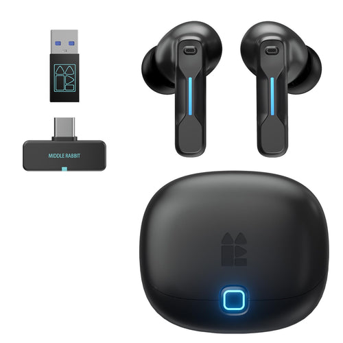 Middle Rabbit Auriculares Inalámbricos para Juegos SW5 con Micrófono