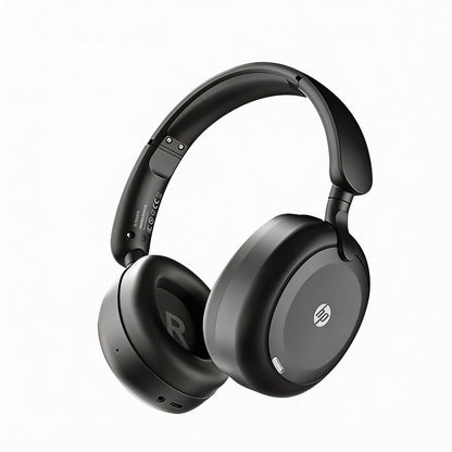 HP H231A Bluetooth Noise Cancelling Over-Ear Headphones with 54H Battery, Built-in Mic for Calls, Lightweight Wireless Headset for Work, Travel & Gaming – Black