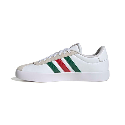 adidas Mens Vl Court 3.0 Lace Up Sneakers Shoes Casual - Red