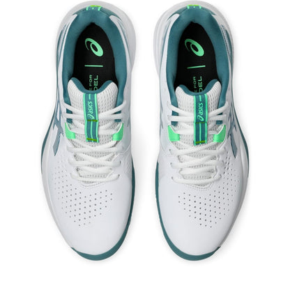 ASICS Men's Gel-Challenger 15 Padel Tennis Shoes, White/Misty Pine