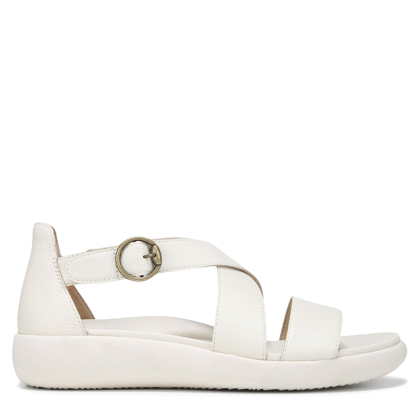 Vionic Womens Harmony RX Sandal Cream Leather