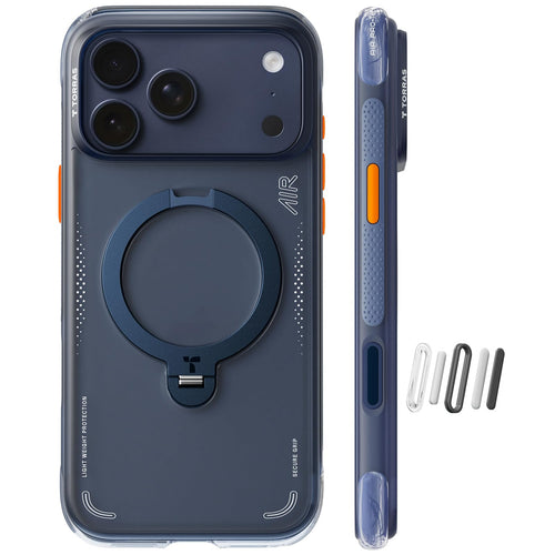 TORRAS Funda Ostand Q3 Air para iPhone 17 Pro Max (Midnight Blue / 6.9")