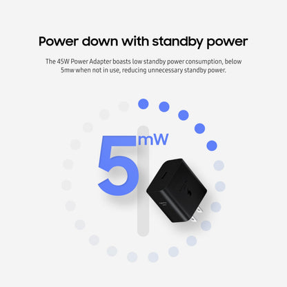 SAMSUNG Cargador de Pared de 45W (EP-T4511XBEGUS / Negro)