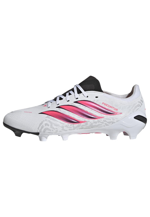 adidas Unisex League Firm Ground, White/Solar Turbo/Black
