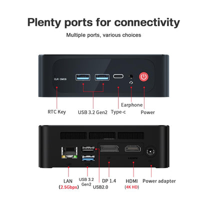 Beelink SER5 Mini PC (16GB RAM / 480GB NVMe SSD)