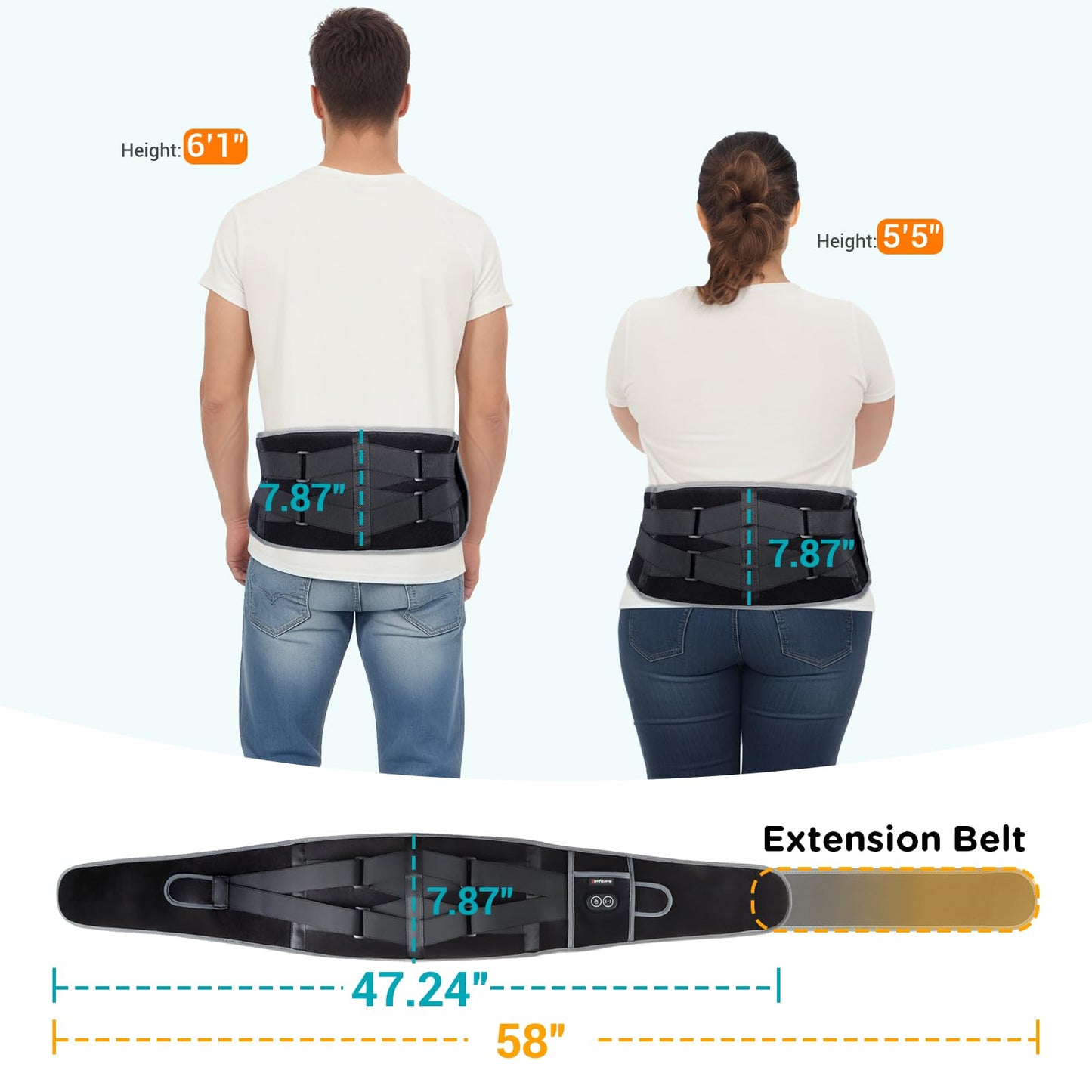 Comfytemp Almohadilla Térmica Inalámbrica con Masajeador