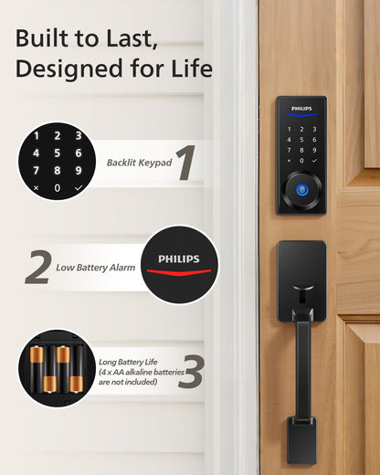 Philips Cerradura Inteligente Wi-Fi con Mango