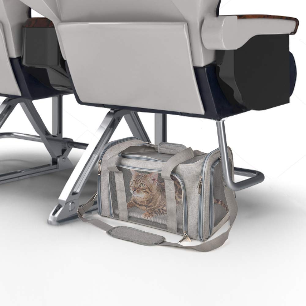 Henkelion Transportadora para Mascotas (Hasta 15lbs / Gris)