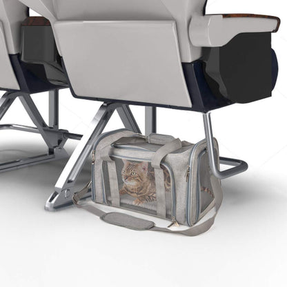 Henkelion Transportadora para Mascotas (Hasta 15lbs / Gris)