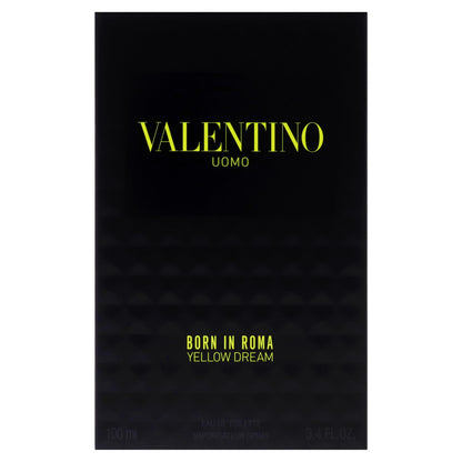 Valentino Uomo Born In Roma Yellow Dream para Hombre EDT (3.4 fl oz)