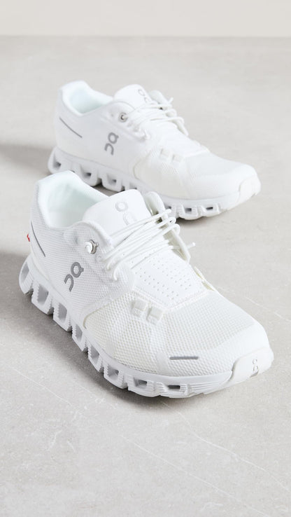 On Women's Cloud 5 Sneakers, All White