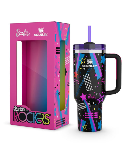 STANLEY Vaso Quencher de 40 oz Edición Barbie™ ('80s Rockers)