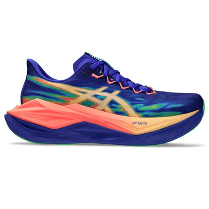 ASICS Unisex SUPERBLAST 3 Running Shoes, 12M / 13.5W, Cobalt Burst/Light Orange