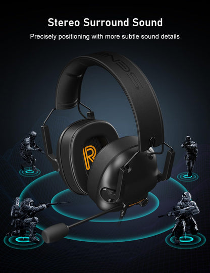 SENZER SG500 Audífonos Pro Gaming (Negro)