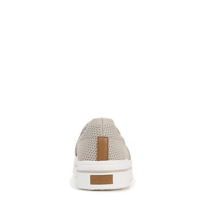Dr. Scholl's Womens Happiness Lo Sneaker Light Taupe Knit
