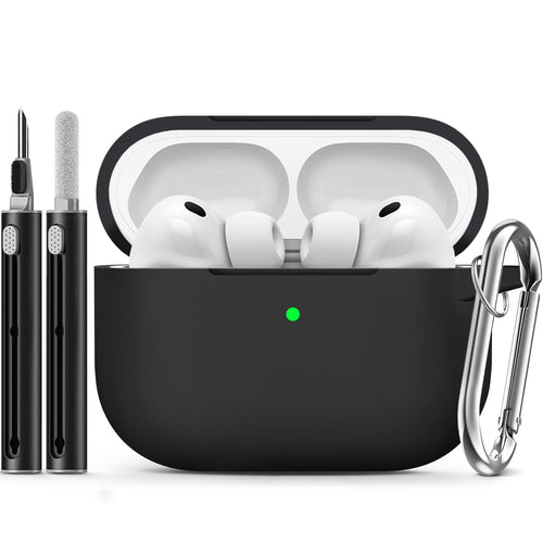 Ljusmicker Funda Protectora de Silicona para AirPods Pro 3 (Negro)