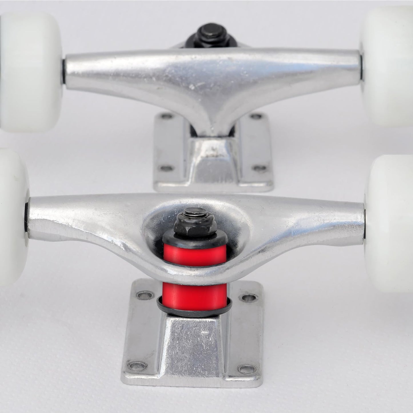 PATIKIL Kit de Reconstrucción de Bujes para Patineta Longboard (Azul Transparente)