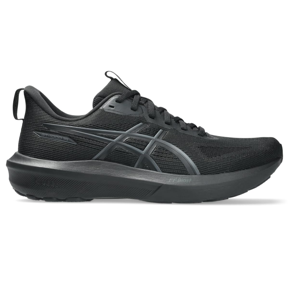 ASICS Men's GT-1000 14 Running Shoes, Black/Black