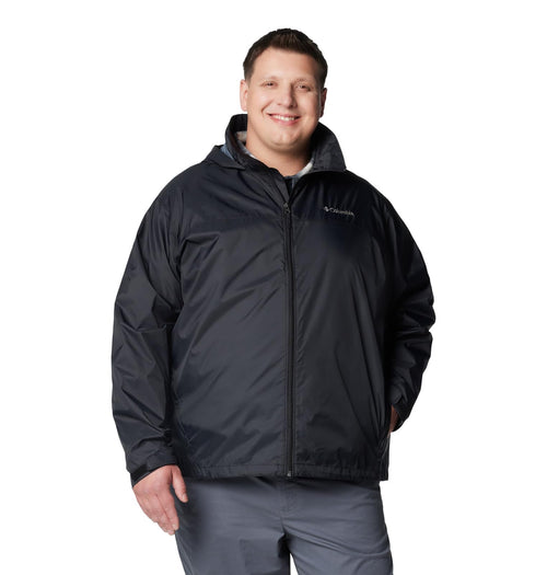 Columbia Chaqueta Impermeable para Hombre (Negro / Talla M)