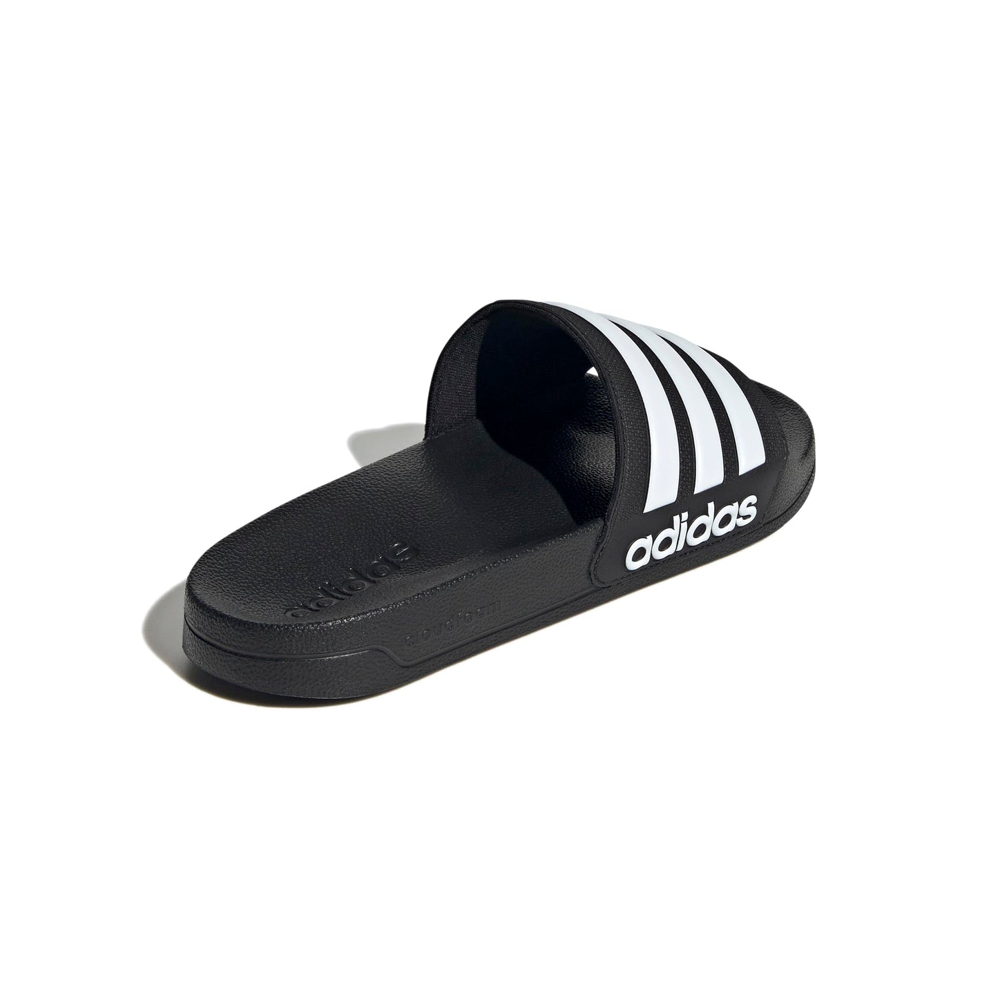 adidas Sandalias Adilette Shower para Adulto (Talla 8 / Negro y Blanco)