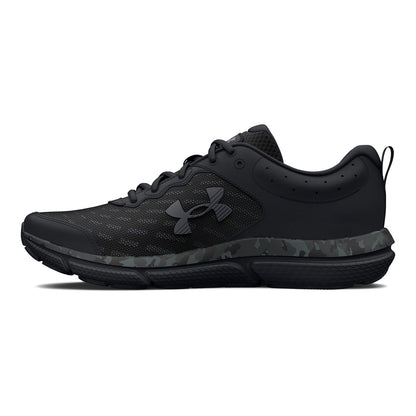 Under Armour Men's Charged Assert 10 Shoes, (001) Black/Black/Pitch Gray