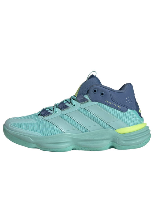 adidas Women's Court Stabil Volleyball, Flash Aqua/Flash Aqua