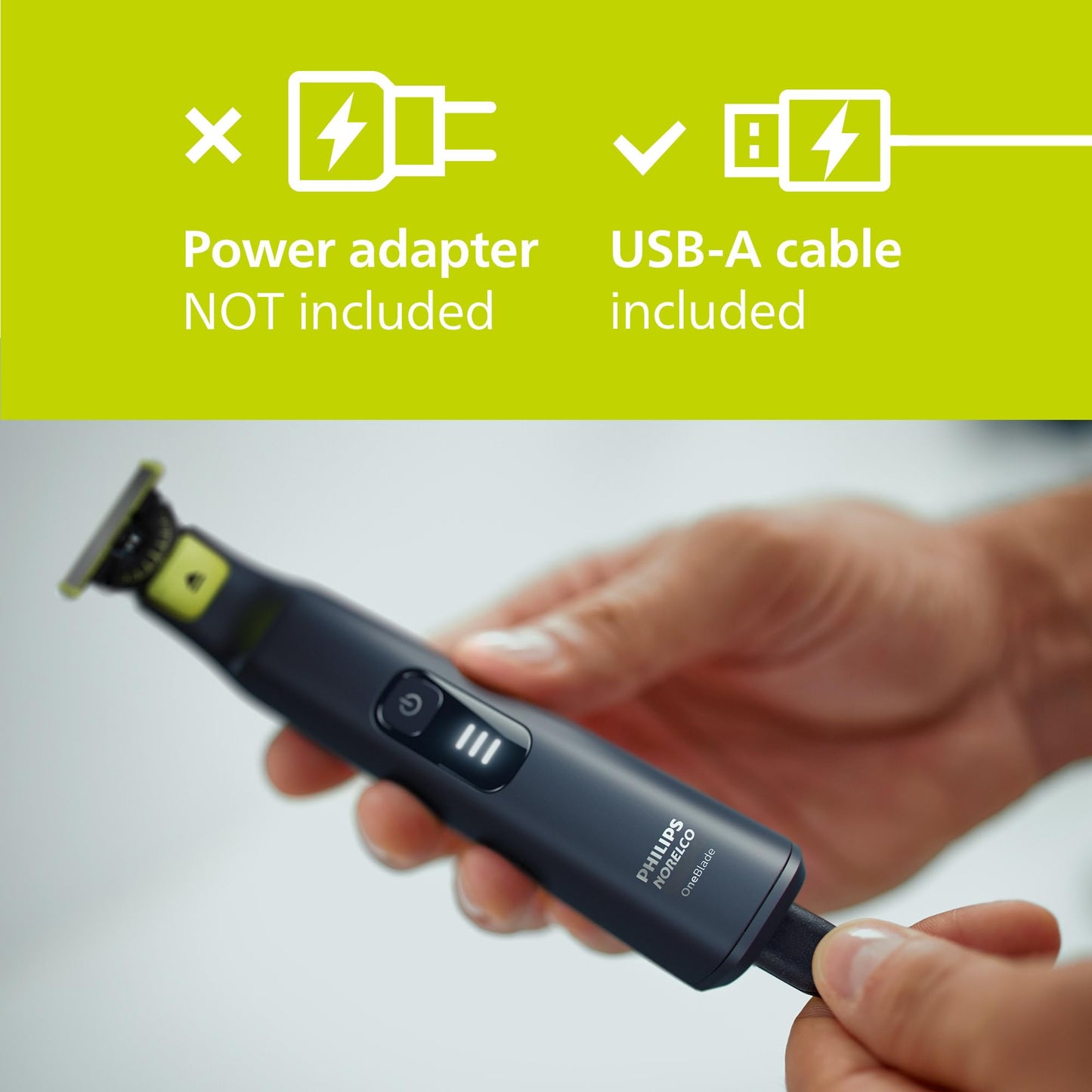 Philips Norelco Rasuradora Eléctrica OneBlade Pro 360 (Modelo QP6542/70)