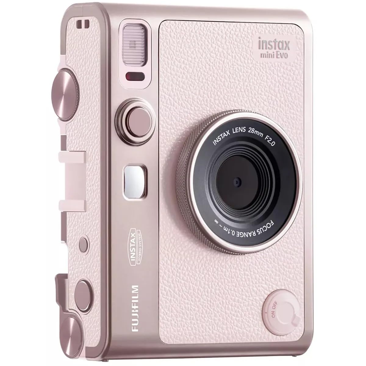 Fujifilm Cámara Instantánea Híbrida Instax Mini EVO (Pink)