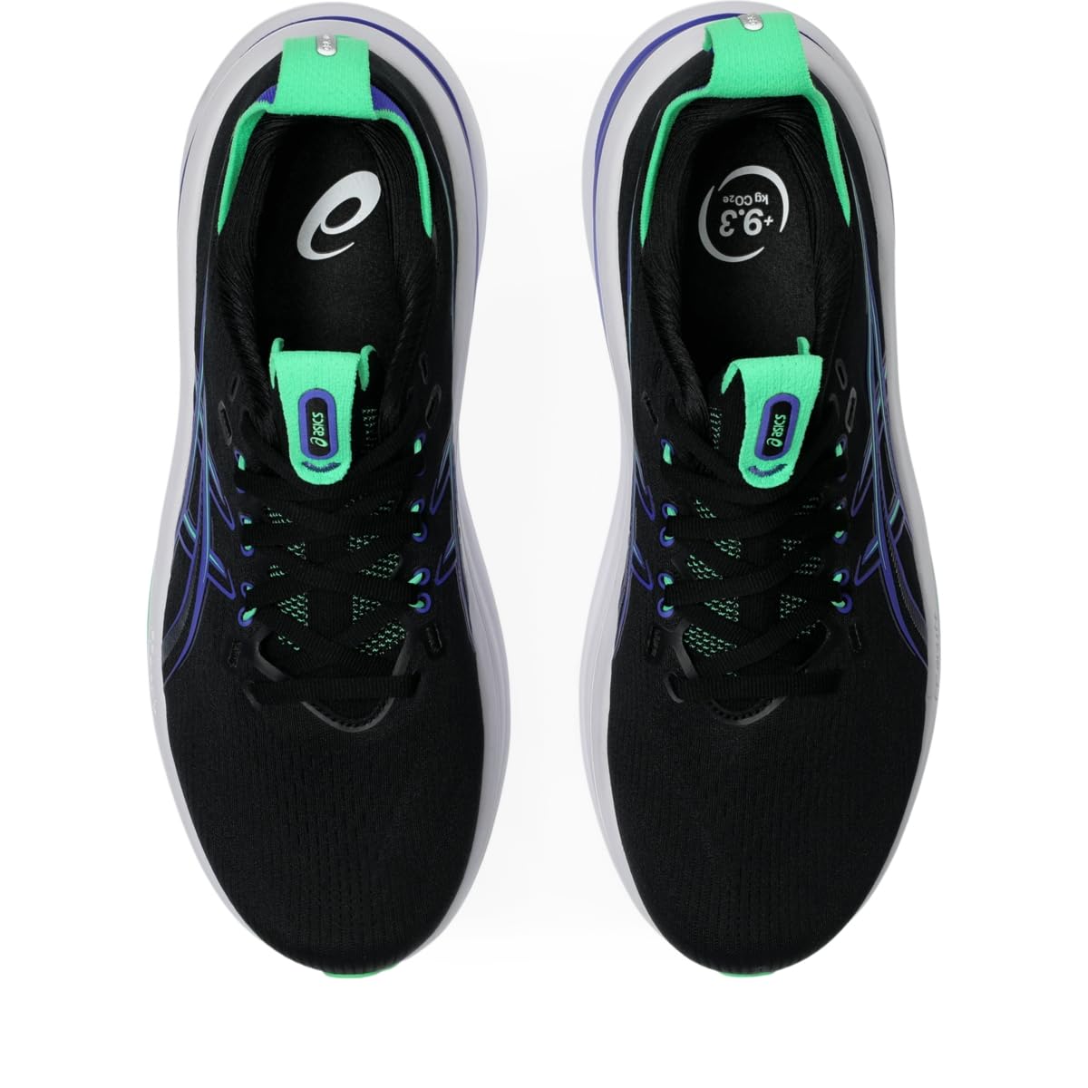 ASICS Men's Gel-Nimbus 28 Running Shoes, Black/Cobalt Burst