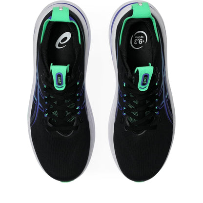 ASICS Men's Gel-Nimbus 28 Running Shoes, Black/Cobalt Burst