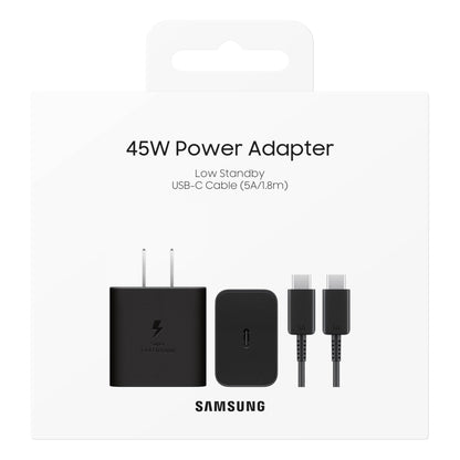SAMSUNG Cargador de Pared de 45W (EP-T4511XBEGUS / Negro)
