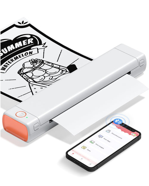 Phomemo Impresora Portátil Inalámbrica M08F (Blanco / 8.5"x11" Carta)