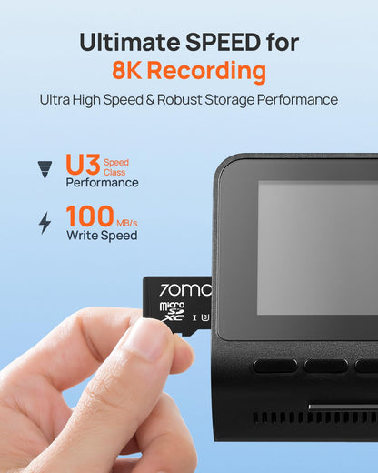 70mai Tarjeta de Memoria Micro SD (64GB / Hasta 100MB/s)