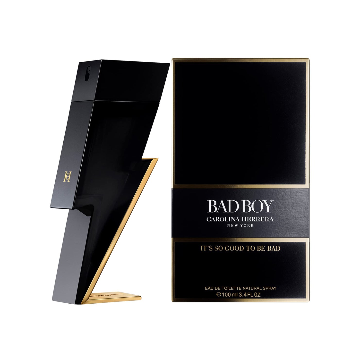 Carolina Herrera Bad Boy para Hombre (3.4 oz / EDT Spray)