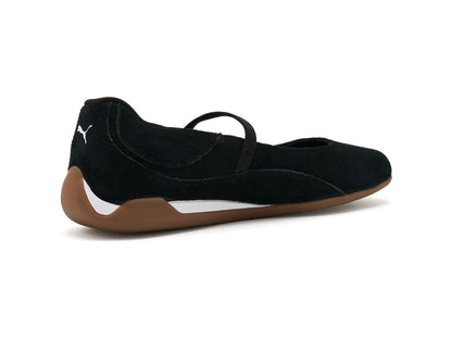 PUMA Women's Replicatch Ballet Shoes, Black- White-Gum AH26