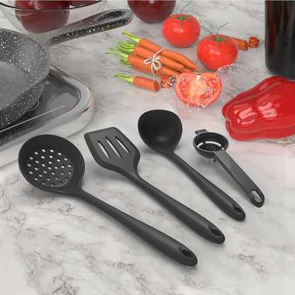 AOTHOD Set de Utensilios de Cocina de Silicona (Libre de BPA)