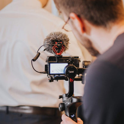 BOYA MM1 Universal Camera Microphone Super-Cardioid Shotgun Microphone with Shock Mount for Camera, Consumer, Camcorder iPhone, Android Smartphones