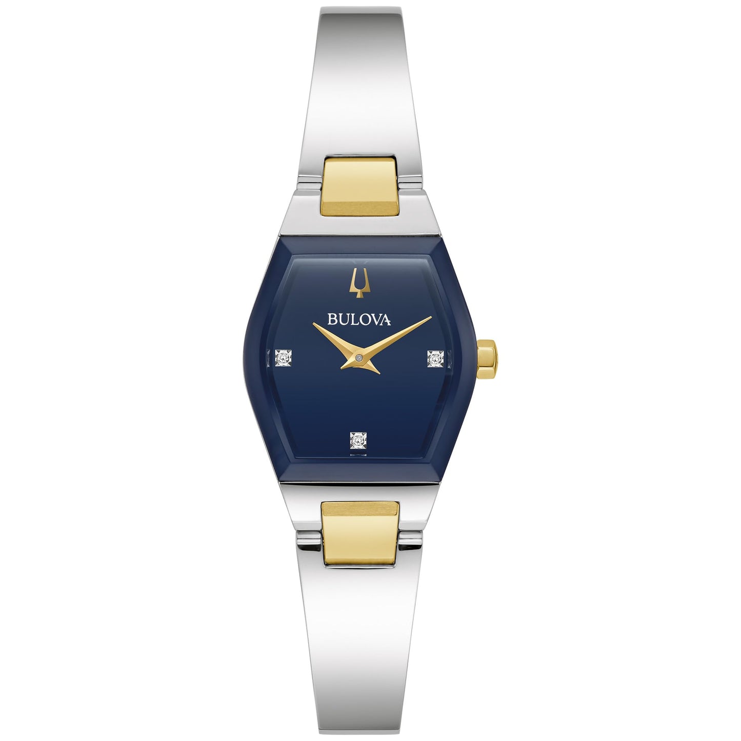 Bulova Reloj Modern Gemini para Mujer con Diamantes (Plata y Oro)