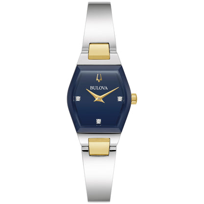 Bulova Reloj Modern Gemini para Mujer con Diamantes (Plata y Oro)