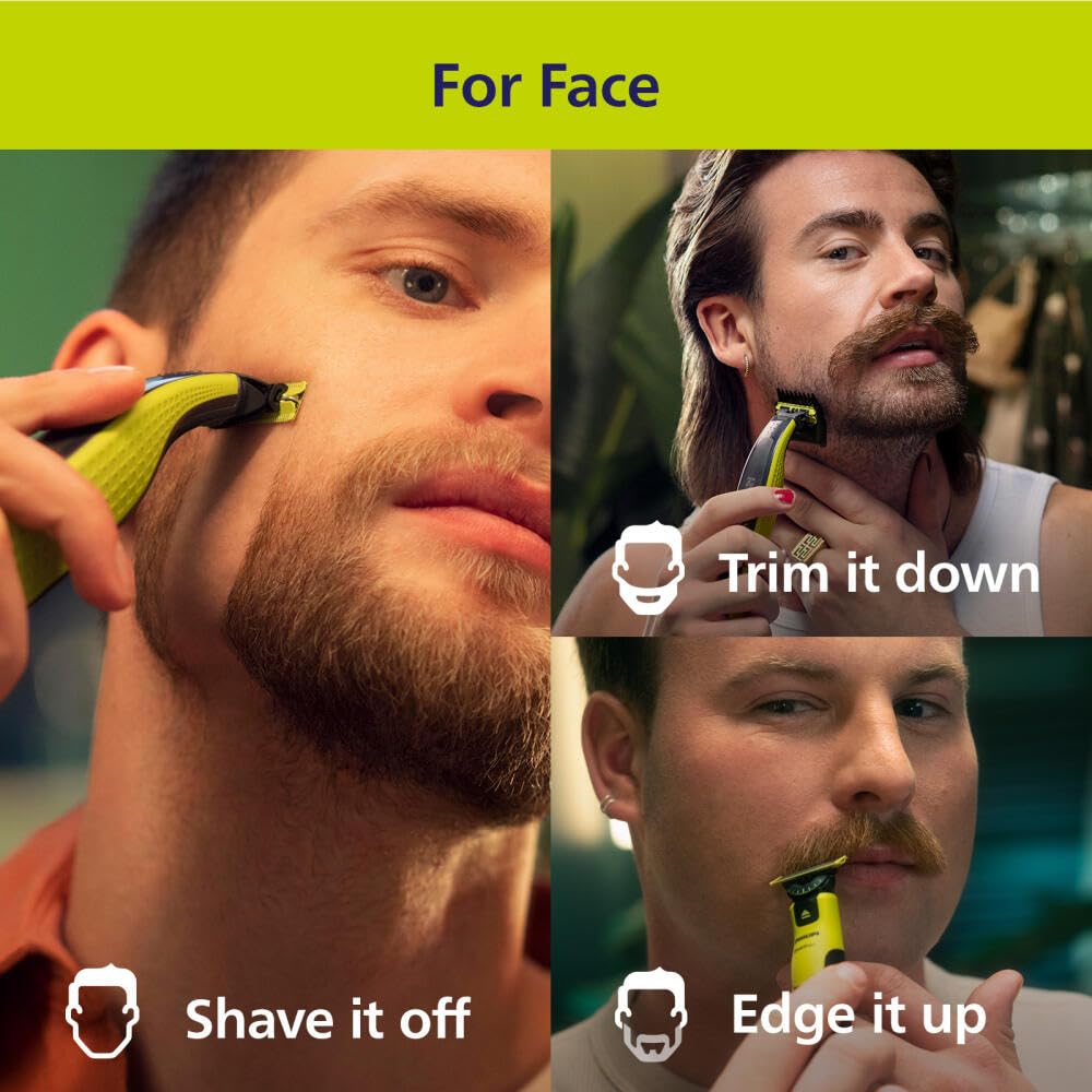 Philips Norelco Recortadora para Rostro + Cuerpo (QP2834/70)