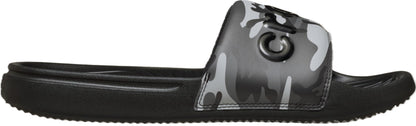 Crocs Men’s All Day Slide Lightweight Slip-On Sandals, Camouflage Black/Grey, Size