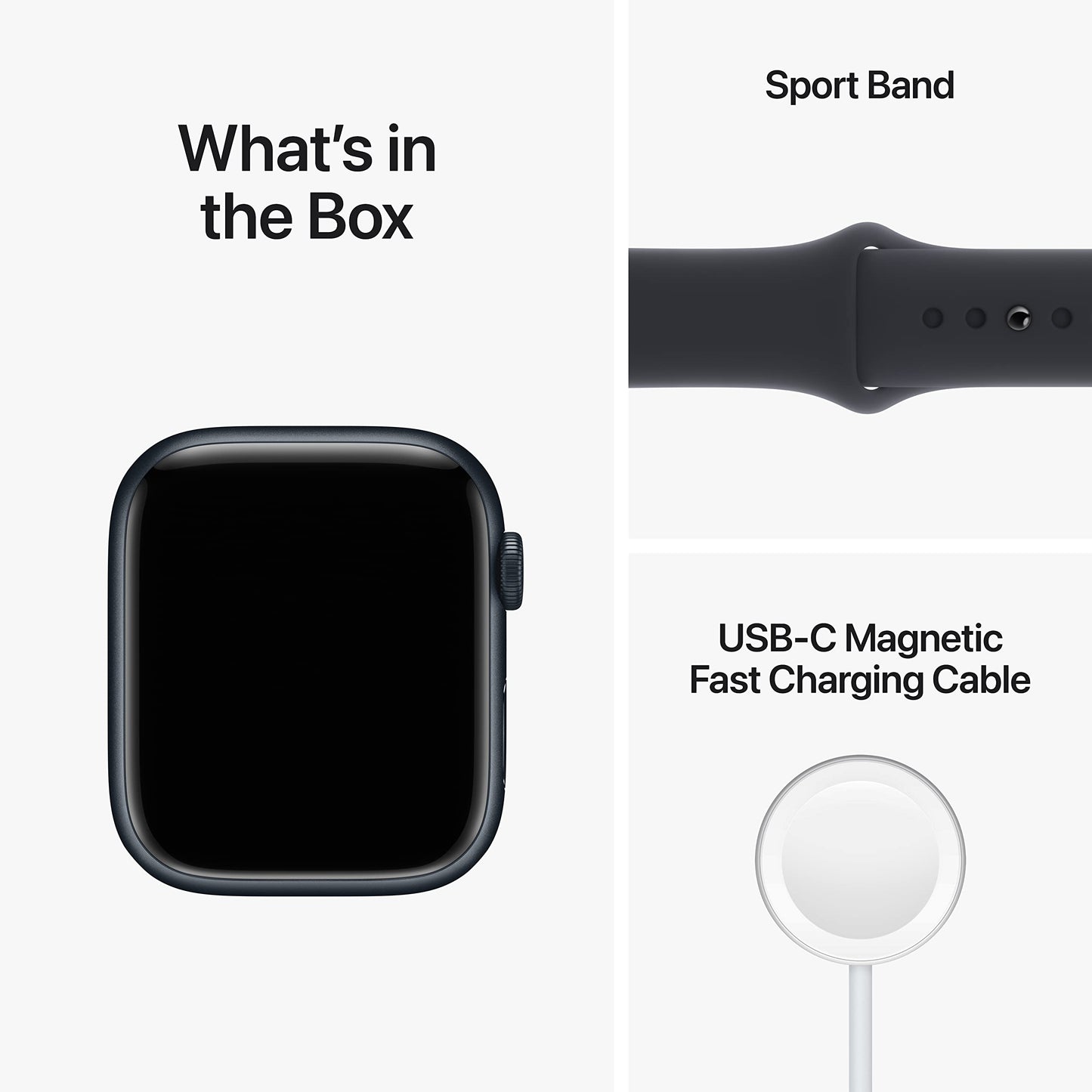 Apple Watch Series 8 GPS Reacondicionado (45mm / Medianoche)
