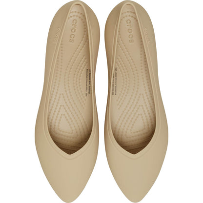 Crocs On the Clock Work Flat Chai Brown