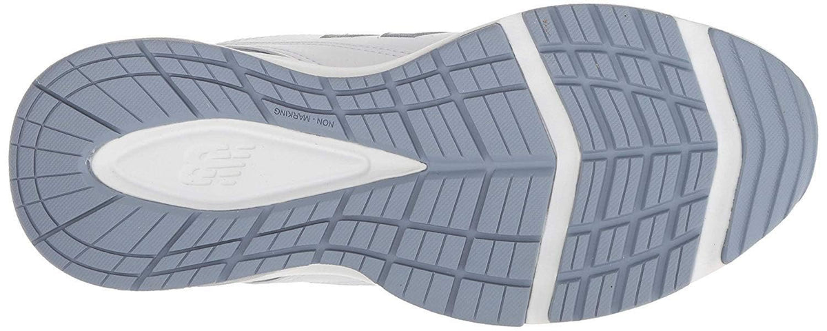 New Balance Women's 608 V5 Casual Comfort Cross Trainer, White/Light Blue