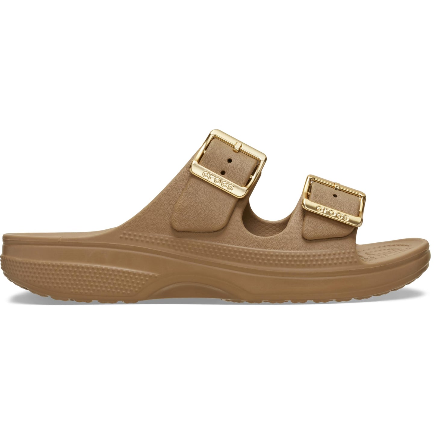 Crocs Women's Saturday Sandals Sepia/Metallic Buckle