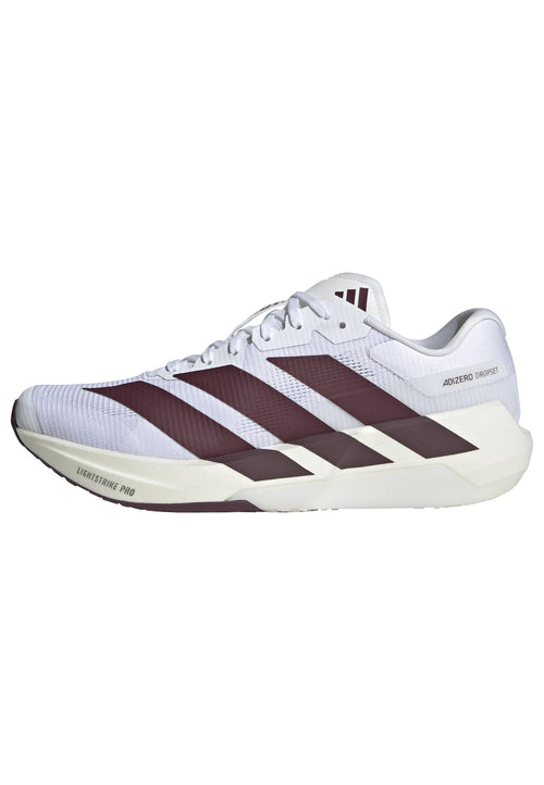 adidas Men's Adizero Dropset Pro Training, White/Maroon/Iron Metallic